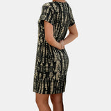 Marina | Vestido estampado com botões