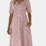 Carmo | Vestido midi floral solto e leve