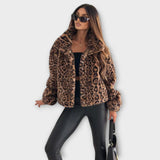 Milda - Casaco de estampado de leopardo