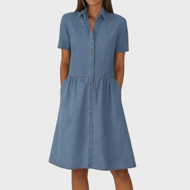 Isabel | Vestido Jeans Largueiro