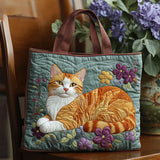 Bolsa Artesanal Gato Vermelho | Charme Vibrante