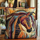 Bolsa Artesanal Cavalo em Mosaico Colorido | Energia Vibrante