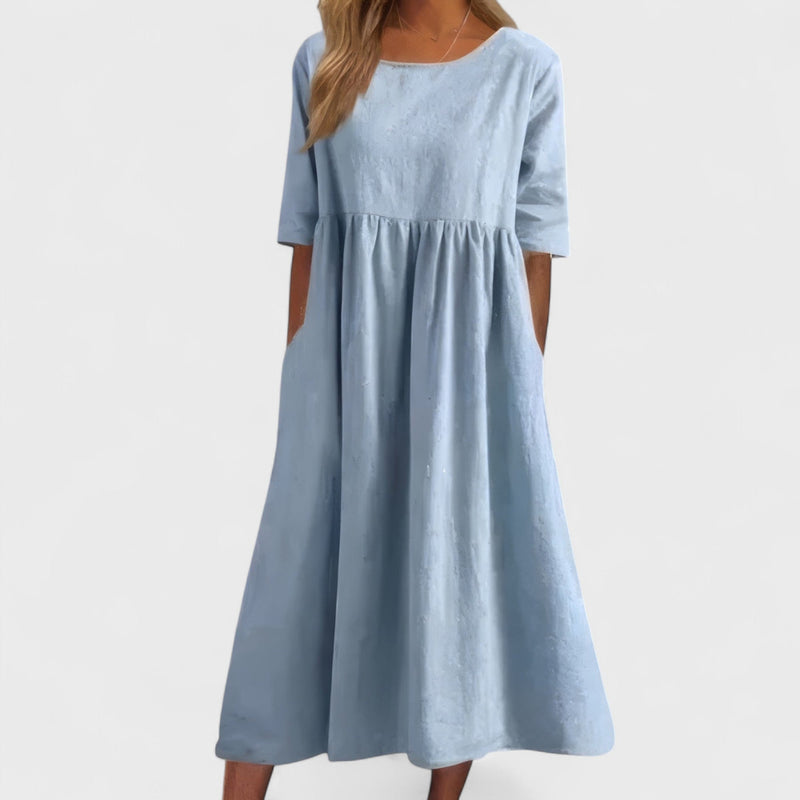 Benedita | Vestido Solto de Algodão