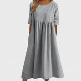 Benedita | Vestido Solto de Algodão