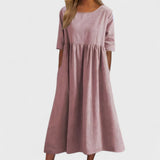 Benedita | Vestido Solto de Algodão