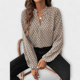 Relaxiva - Camisas com Padrão e Mangas Elegantes