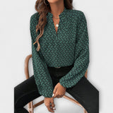 Relaxiva - Camisas com Padrão e Mangas Elegantes