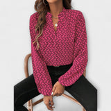 Relaxiva - Camisas com Padrão e Mangas Elegantes