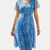 Ana | Vestido midi floral solto e leve
