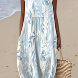 Sena | Vestido Midi Inspirado em Folhas