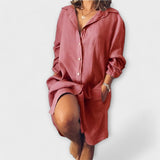 Raquel - Blusinha de linho de verão