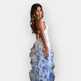 Maxi Vestido com Volantes
