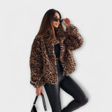 Milda - Casaco de estampado de leopardo