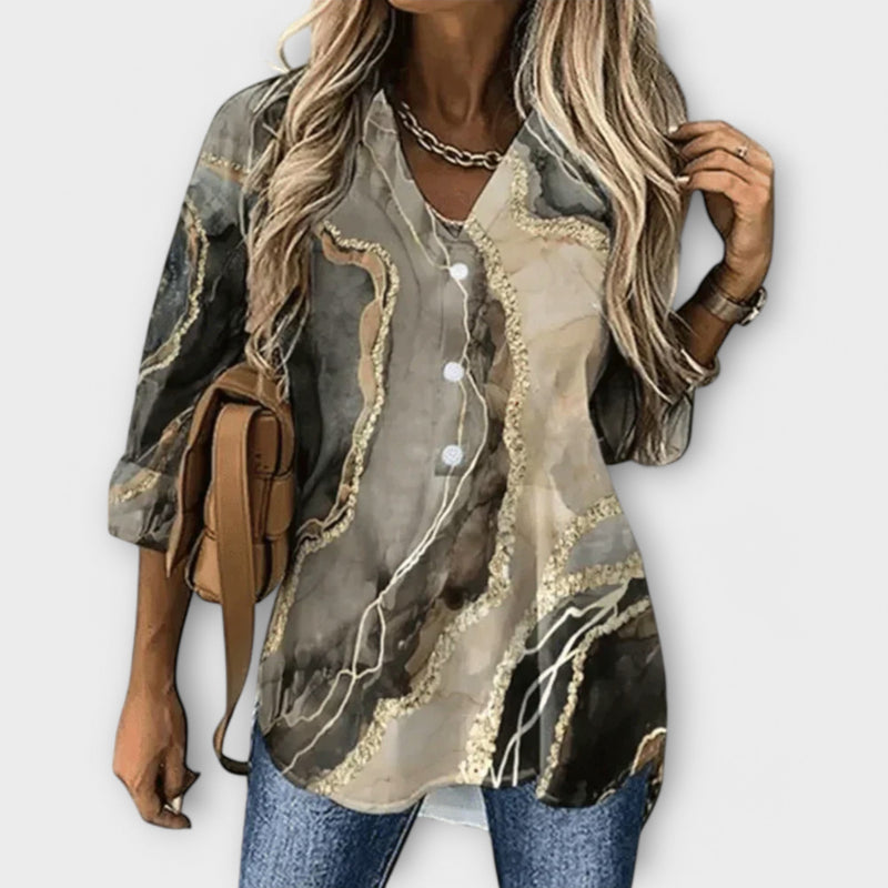 Filine - Elegância e singularidade em blusa feminina