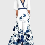 Cristina | Vestido Maxi de Primavera Elegante