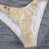 Biquíni com Fecho Metálico Elegante
