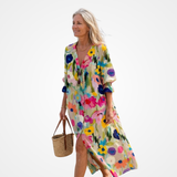 Solange | Vestido Maxi Boémio Leve
