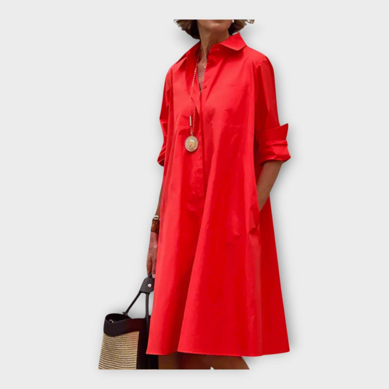 Vestido polo elegante de material premium