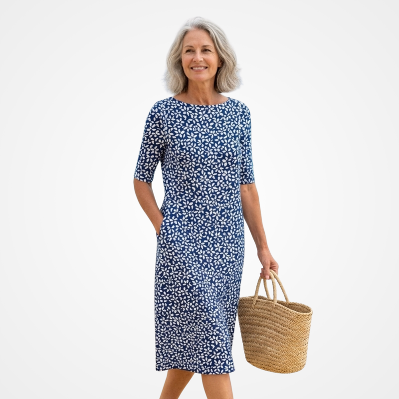 Catarina | Vestido Maxi Flor Costeira