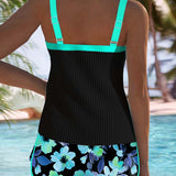 Conjunto de Tankini para Praia em Duas Peças