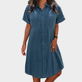 Vestido de ganga de verão