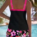 Conjunto de Tankini para Praia em Duas Peças