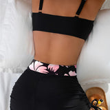 Biquíni Push-Up Estampado em Duas Peças