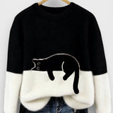 Jelena - Sweatshirt com estampado de gatos