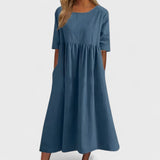 Benedita | Vestido Solto de Algodão