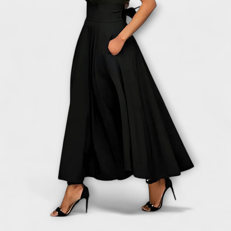 Luitgard - Saia Maxi Elegante de Estilo Chic