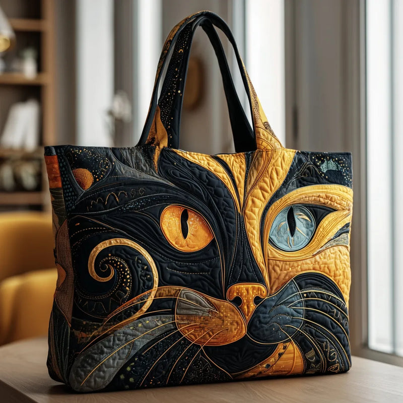 Bolsa Artesanal Gato Místico | Mistério Felino