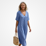 Vera | Vestido Maxi Solto e Fluido