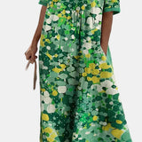 Helena | Vestido midi floral solto e leve