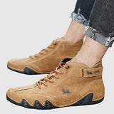 Otávio | Sapatos de Couro Antiderrapantes Ultra Confortáveis