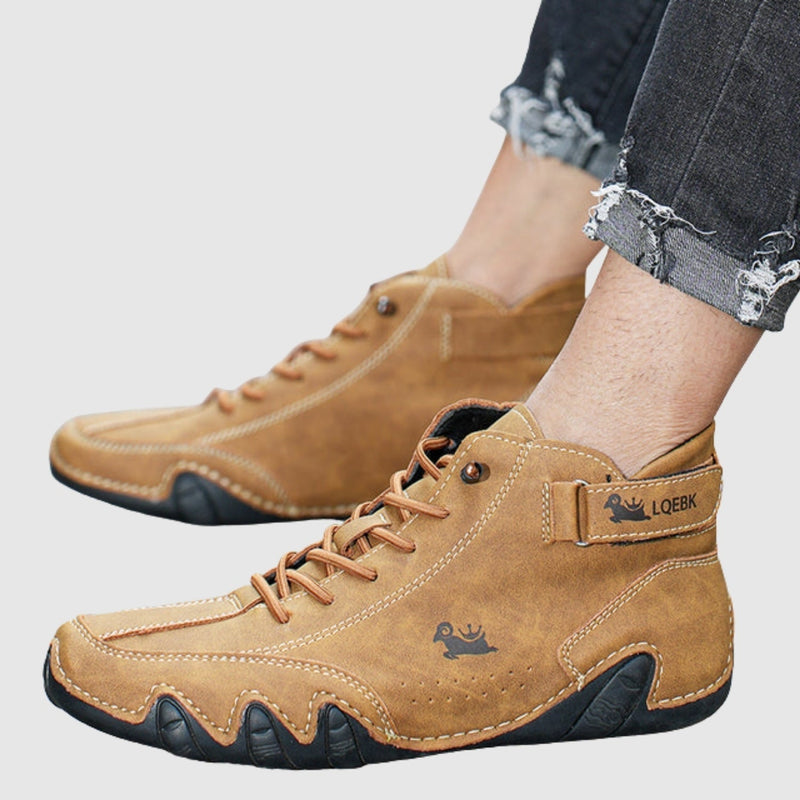 Otávio | Sapatos de Couro Antiderrapantes Ultra Confortáveis