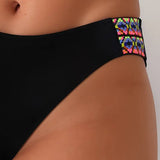 Conjunto de Bikini Sensual com Costas Expostas