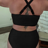 Top Triângulo Liso para Biquíni Casual