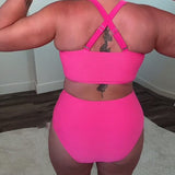 Top Triângulo Liso para Biquíni Casual