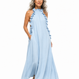 Joana | Vestido Maxi com Bolsos