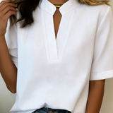 Amália — Blusa elegante com colarinho