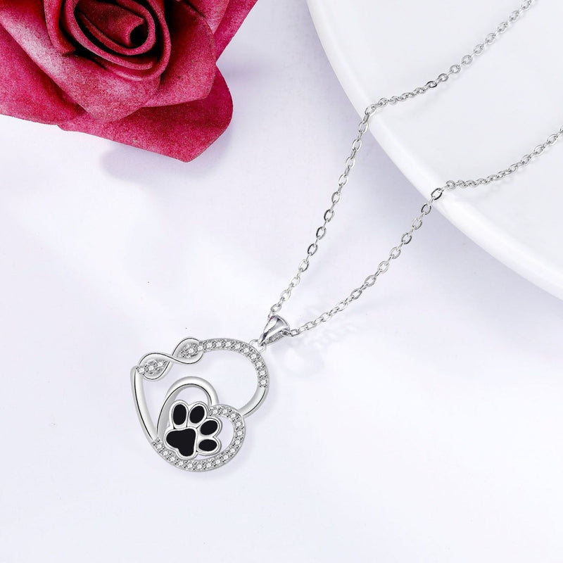 Colar de pata de amor infinito - Conectados para sempre