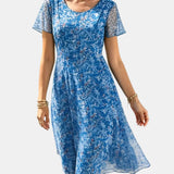 Ana | Vestido midi floral solto e leve