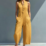 Cecília | Vestido Sem Mangas com Gola Mandarim