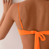 Conjunto de Biquíni Moderno e Sexy em Duas Peças
