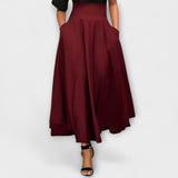 Luitgard - Saia Maxi Elegante de Estilo Chic