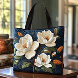 Bolsa Artesanal Acolchoada Magnólia Elegante | Elegância em Flor