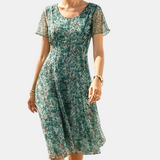 Ana | Vestido midi floral solto e leve