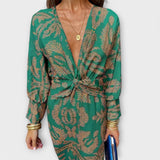 Lúcia | Vestido Elegante de Manga Longa