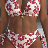 Hibiscus Print Bikini