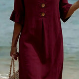 Rosalinda | Vestido de Manga Comprida com Textura